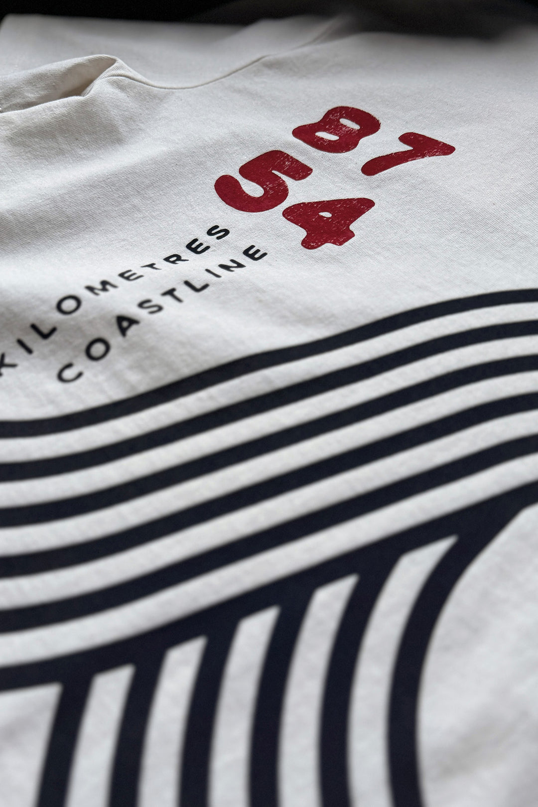 Tee "8754 KM of Coastline"