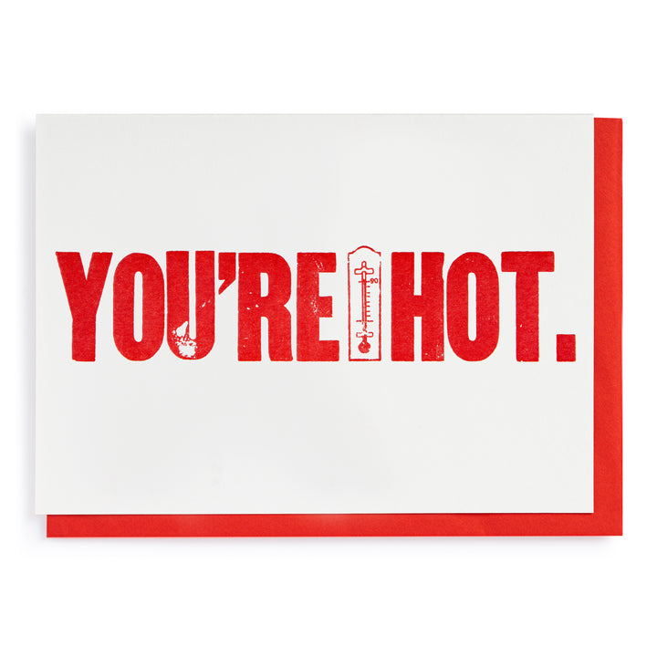 Greeting Card "You're Hot"