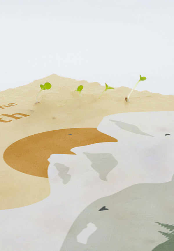 Pflanzbare Postkarte "May nature be with you"