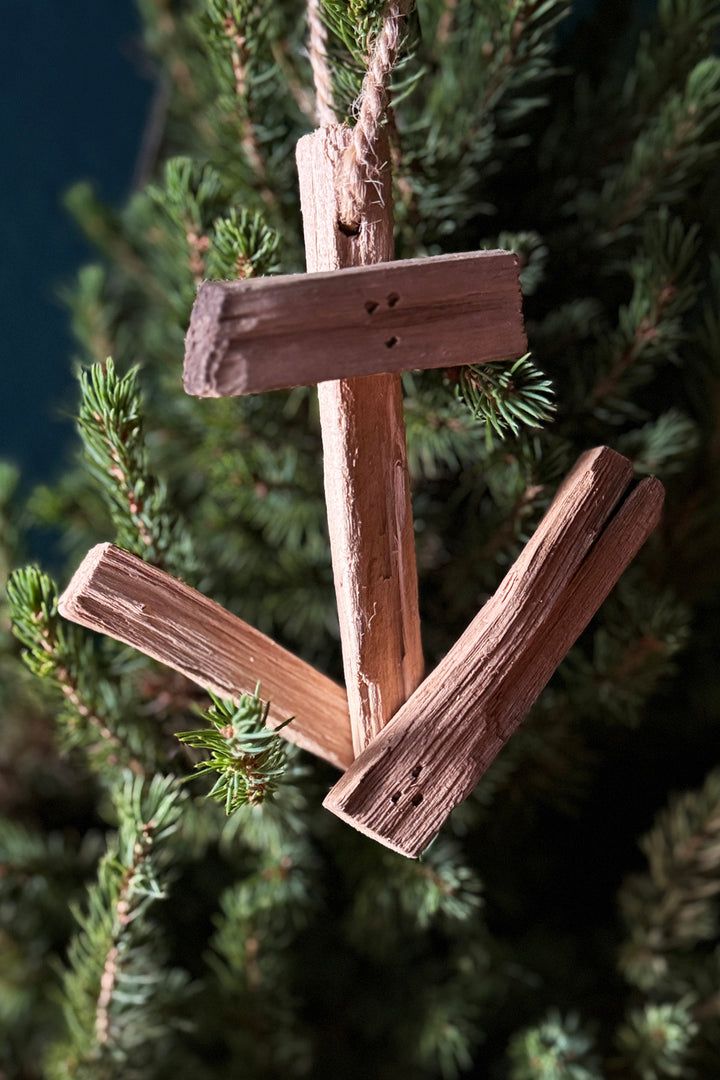 Treibholz "Anker“ und "Segelboot“