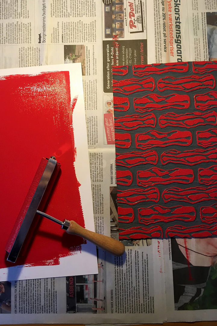 Speck – Linolschnitt