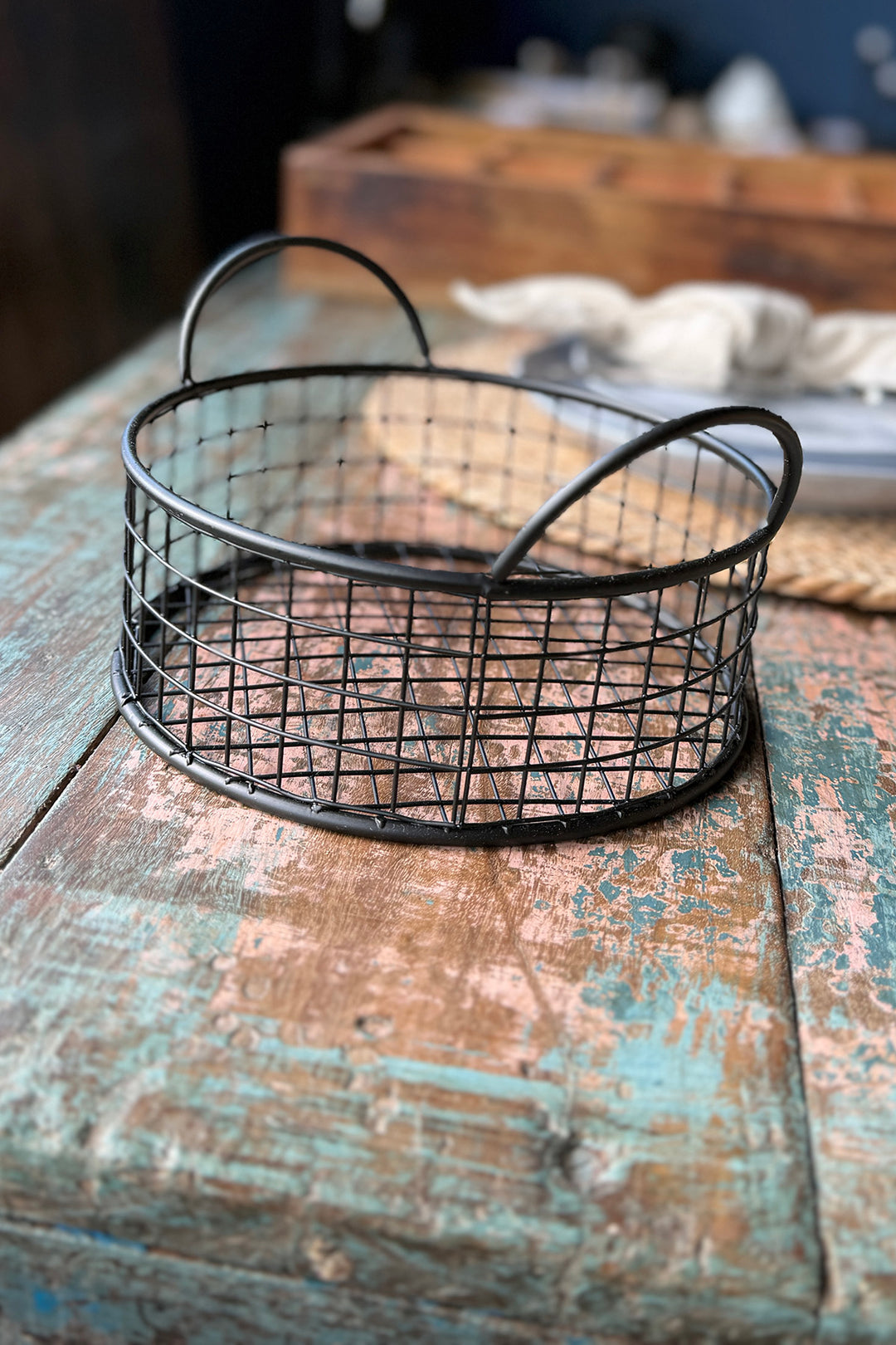 Metal basket Ø19.6 cm