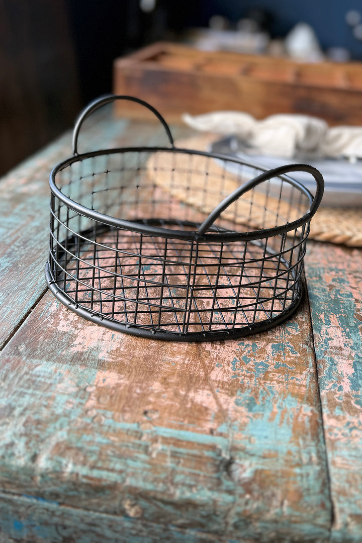 Metal basket Ø19.6 cm