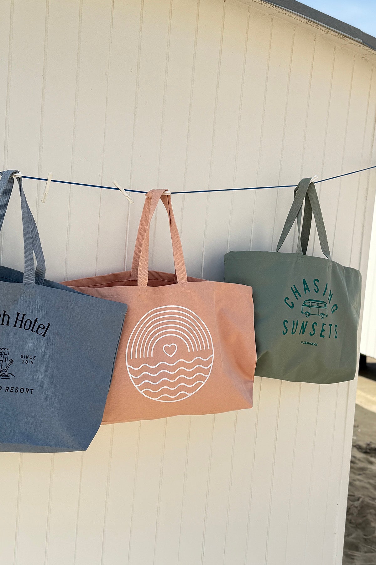 Strandtaske "We Love Ocean"