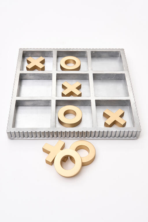 Tic-Tac-Toe Metal Game