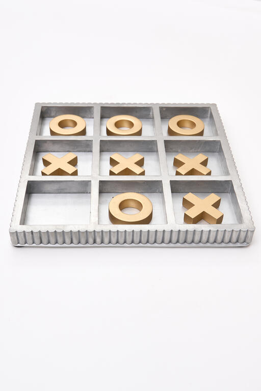 Tic-Tac-Toe Metal Game