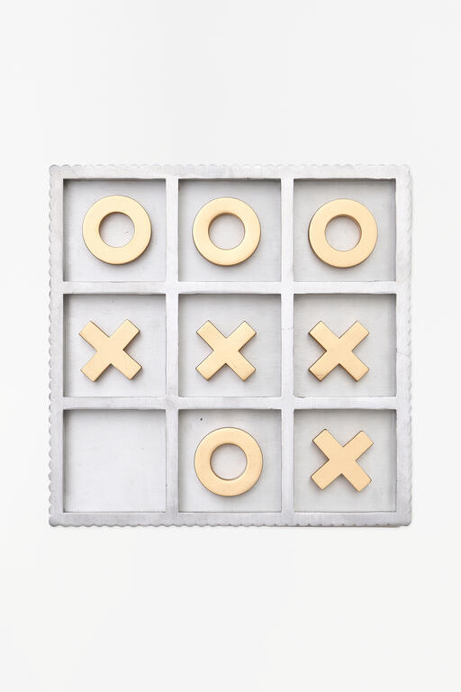Tic-Tac-Toe Metal Game