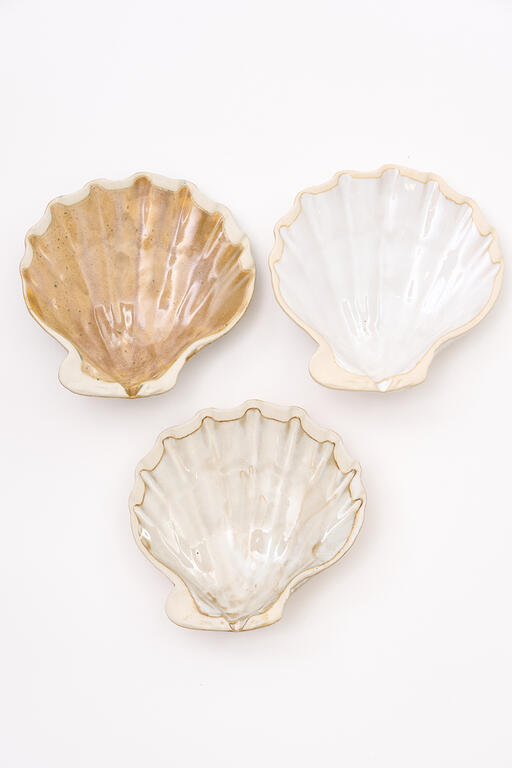Muscheln – Keramik (3 Stück)