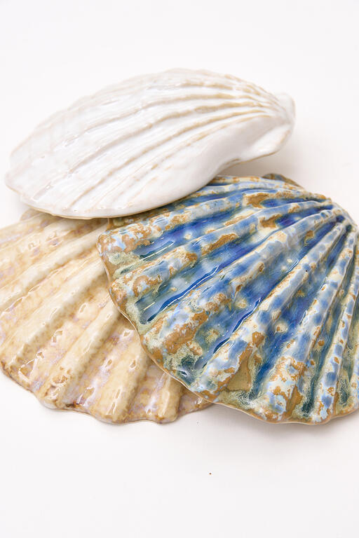 Muscheln – Keramik (3 Stück)