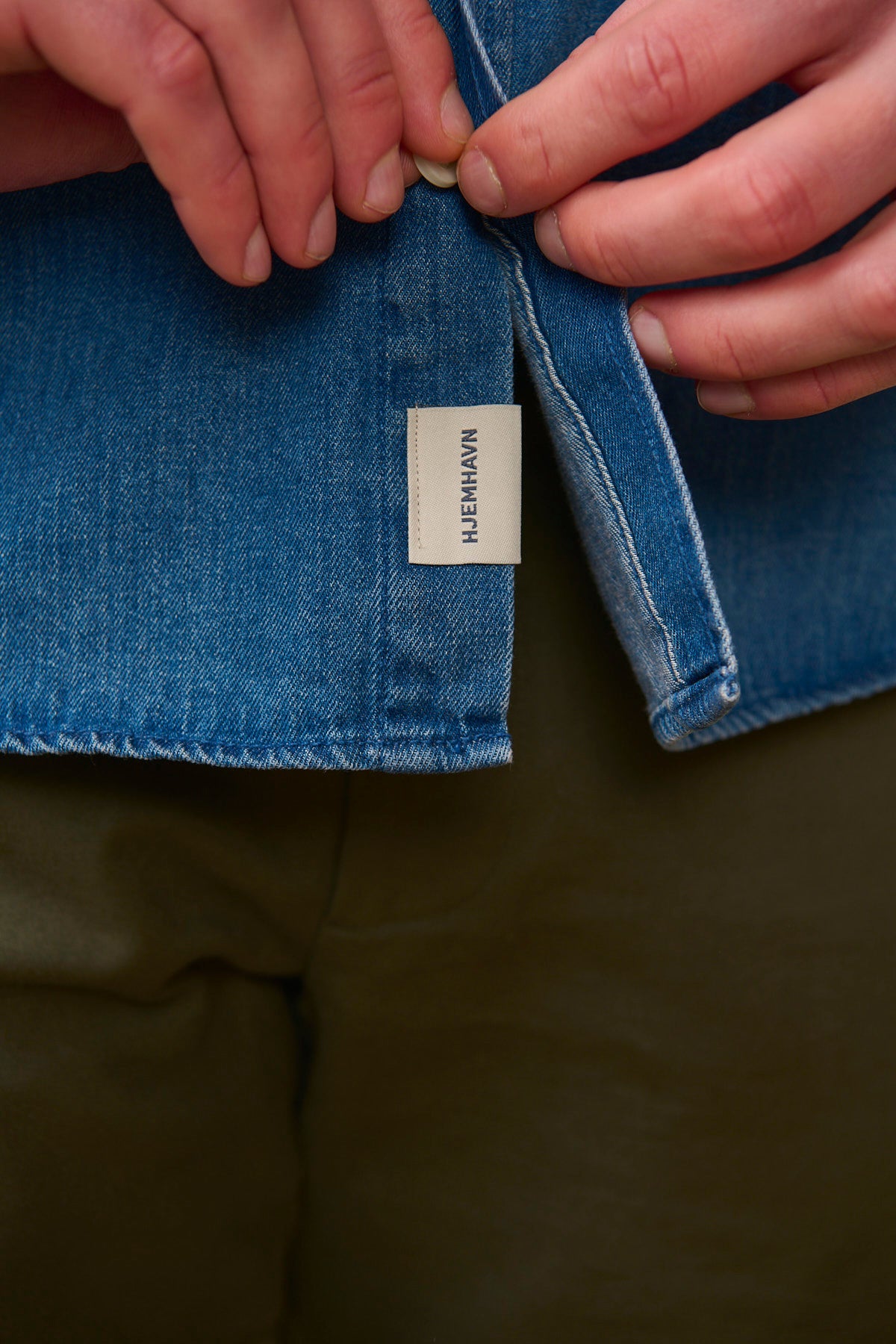 Organic Denim Shirt - Dark Wash - Men