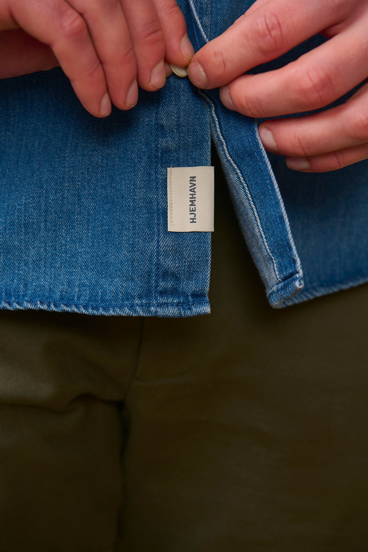 Organic Denim Shirt - Dark Wash - Men