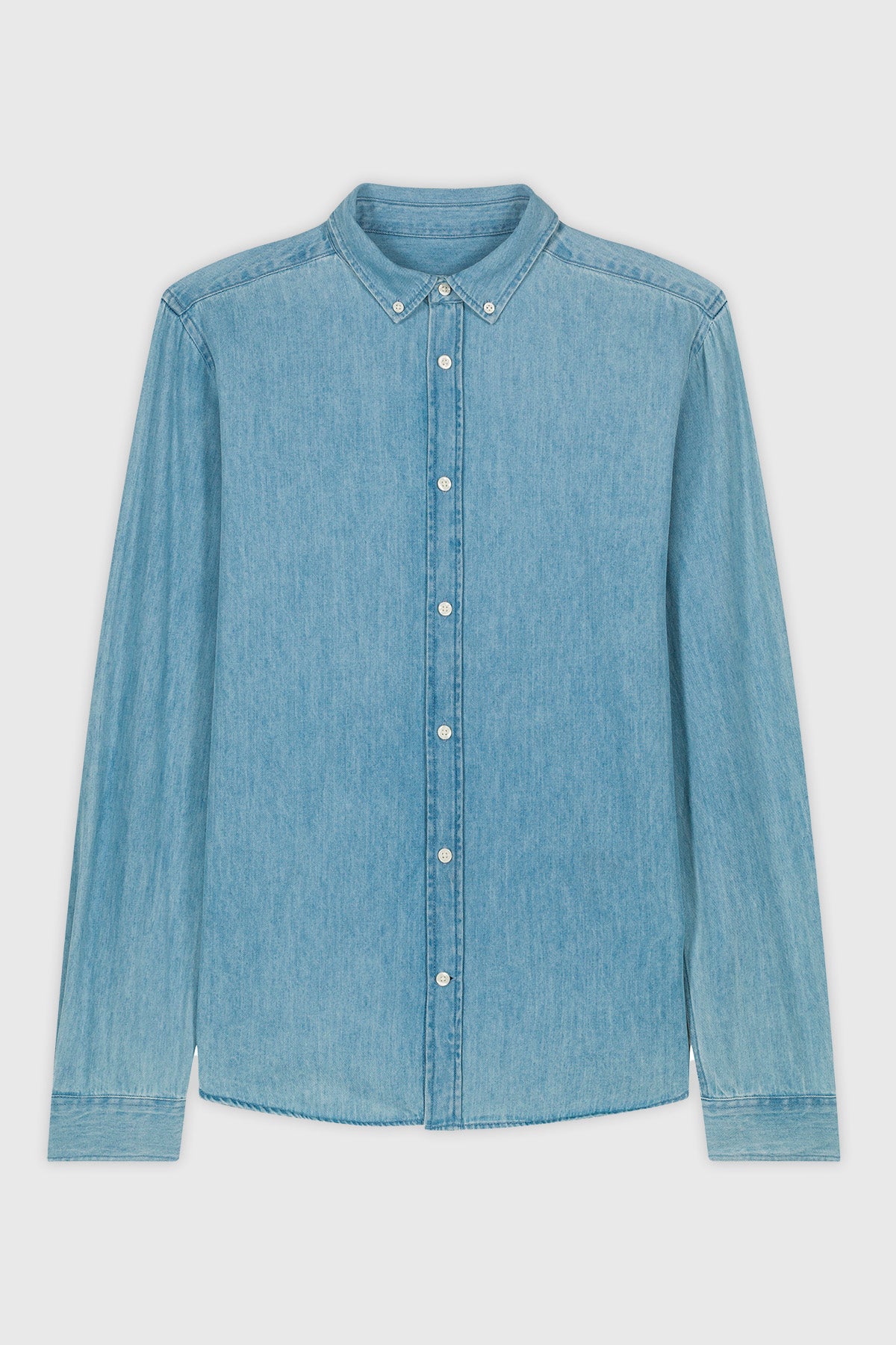 Organic Denim Shirt - Light Wash - Men