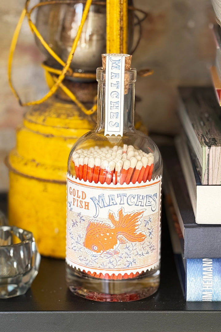 Matchbottle "Goldfish"