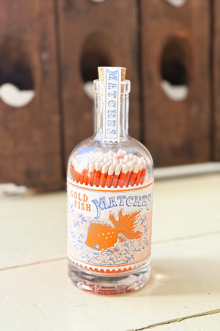 Matchbottle "Goldfish"