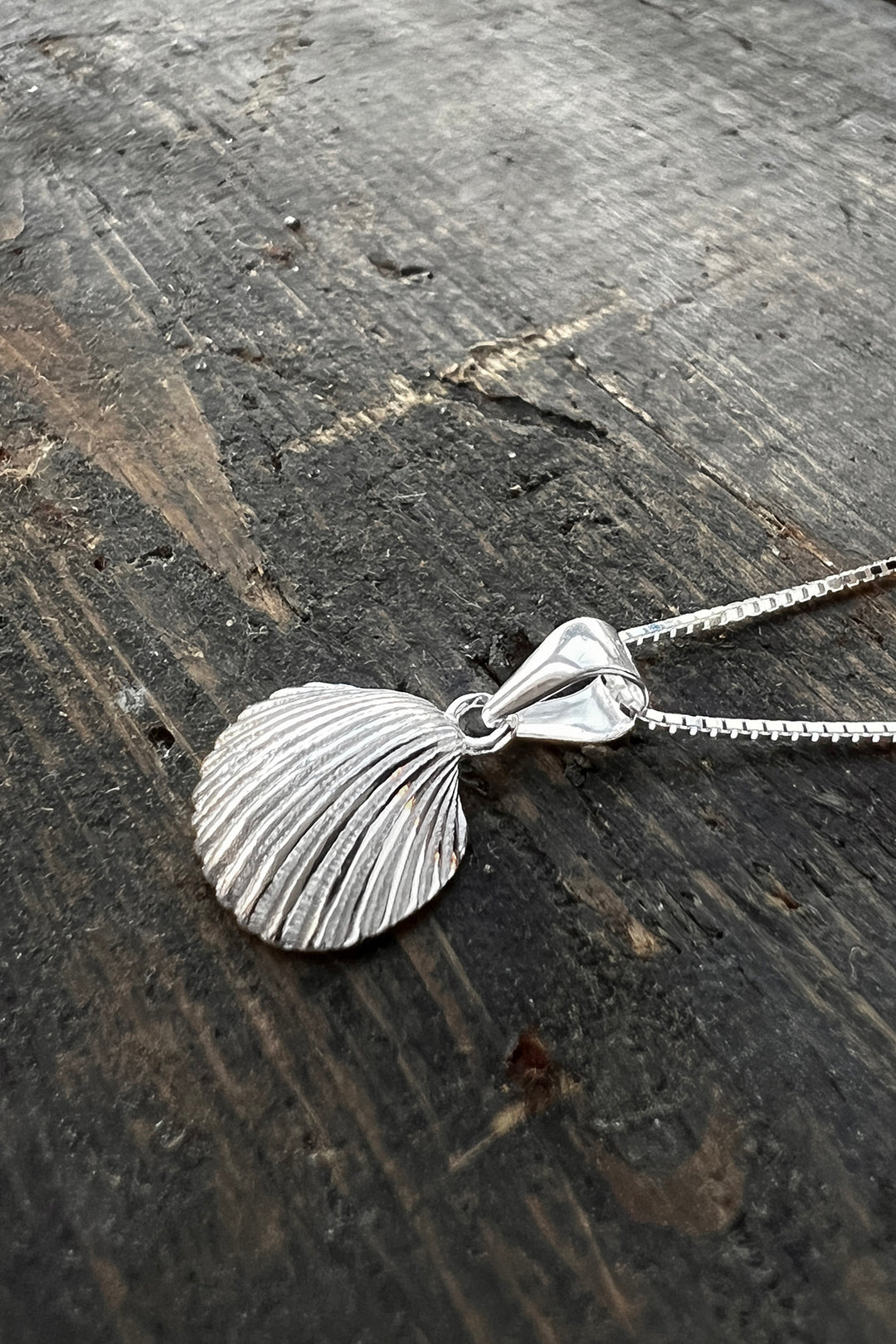 Halskæde med hjertemusling