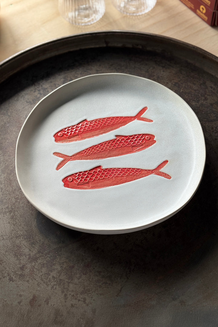 Keramik Tallerken "Fisk" Ø29 cm