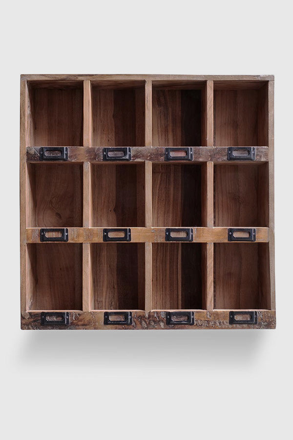 Hylde 60 x 60 cm - Genbrugstræ