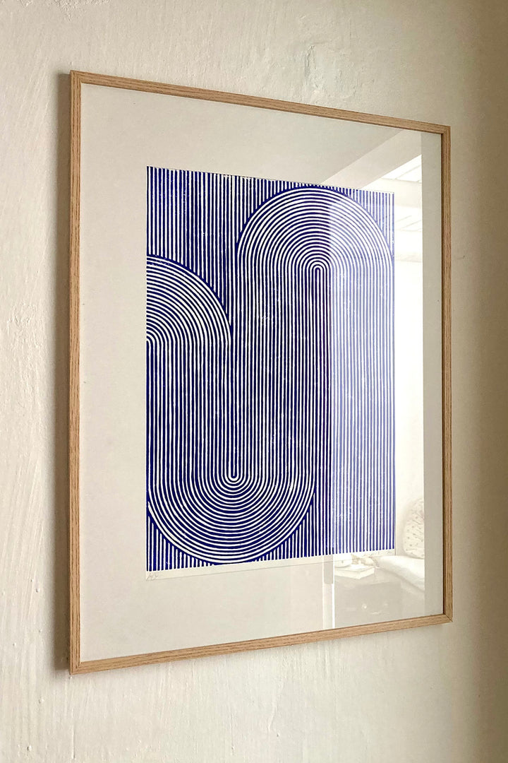 Lines No.1 – Linoleumdruck