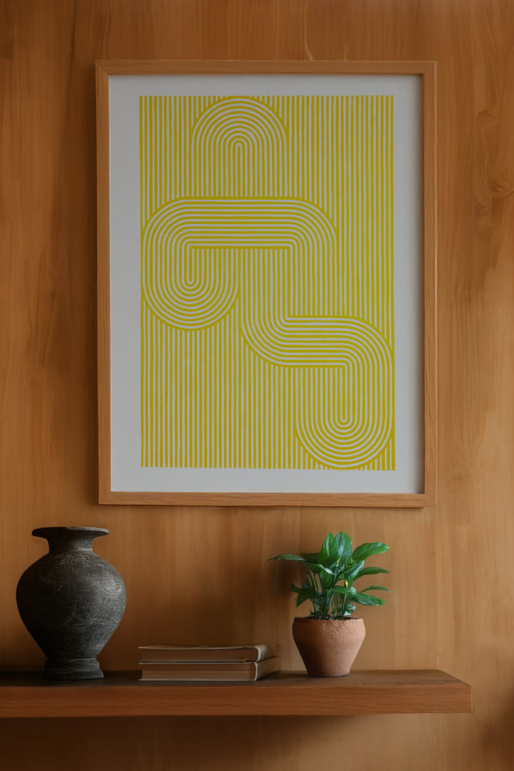 Lines No.7 – Linolschnitt