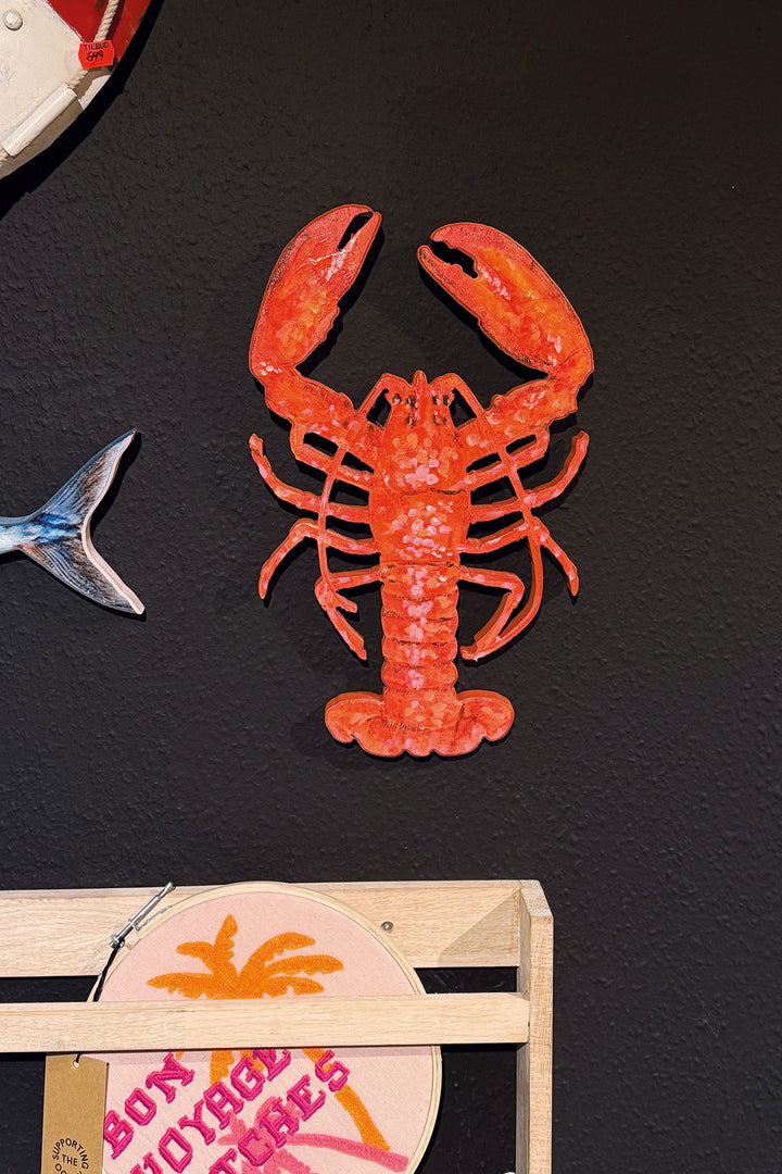 Håndmalet træhummer