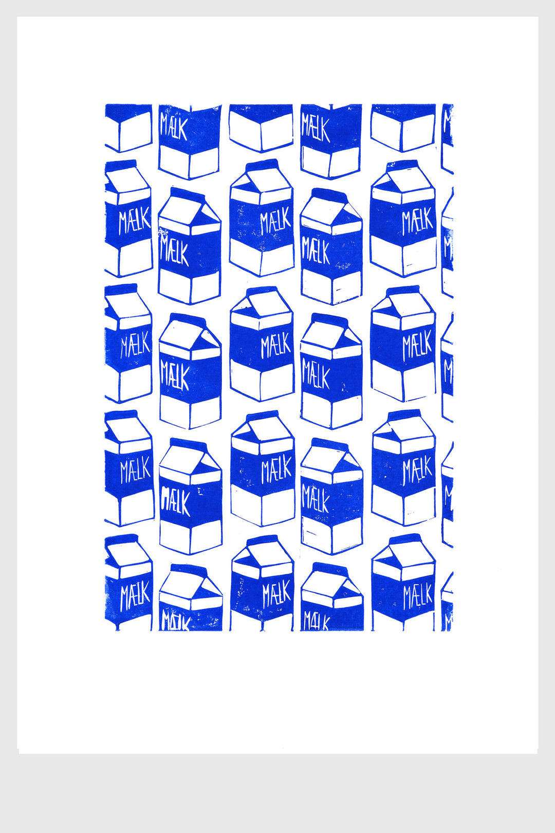 Milch - Linoleumdruck