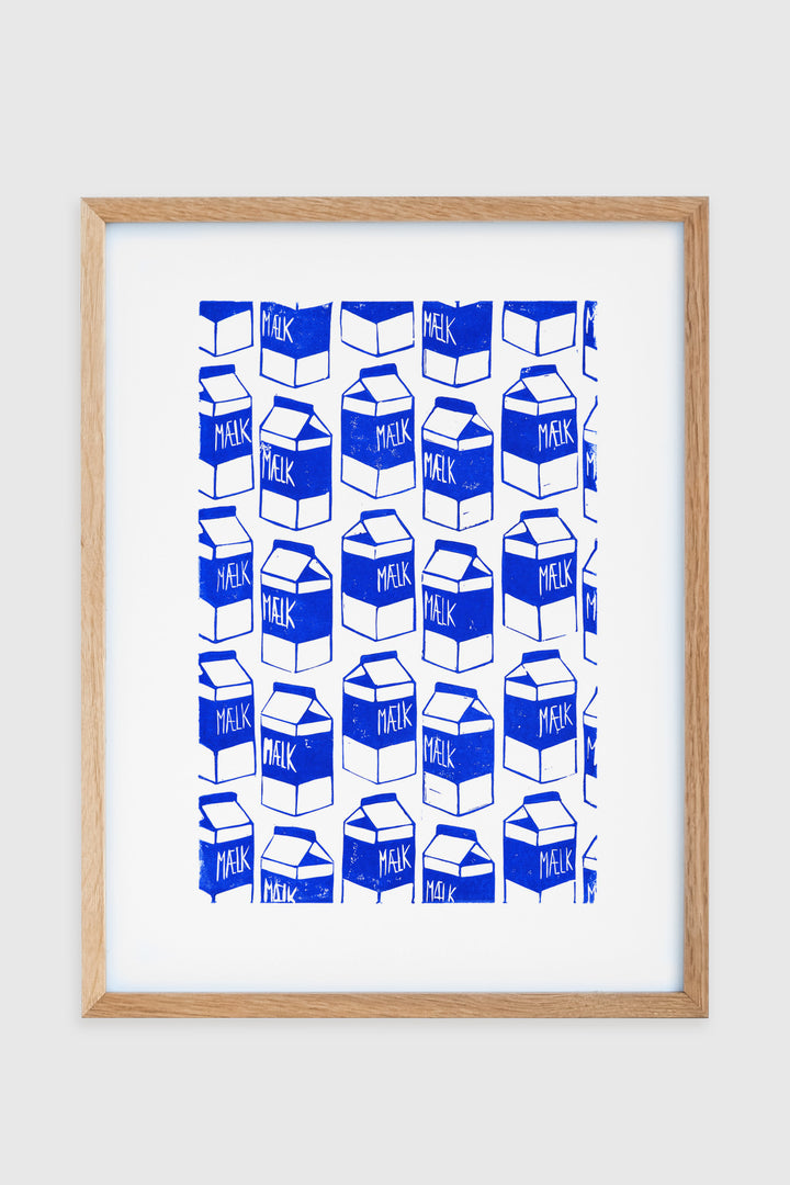 Milch - Linoleumdruck