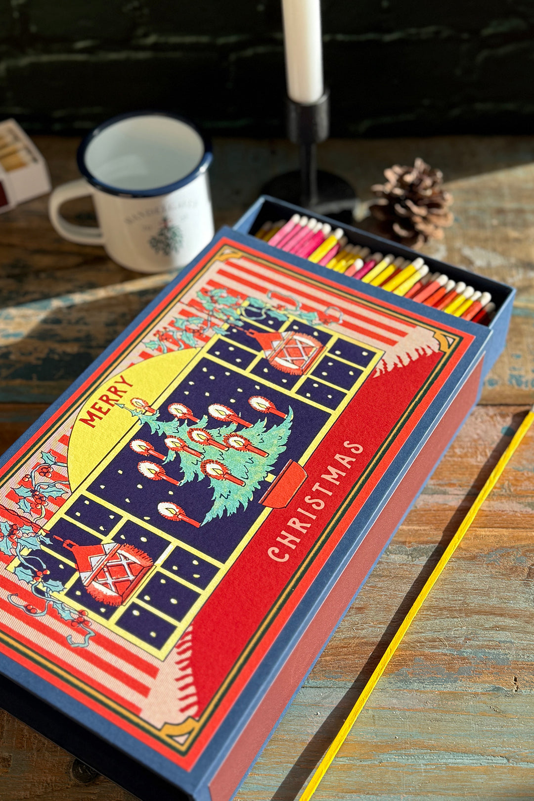 Giant Matchbox "Christmas Window"