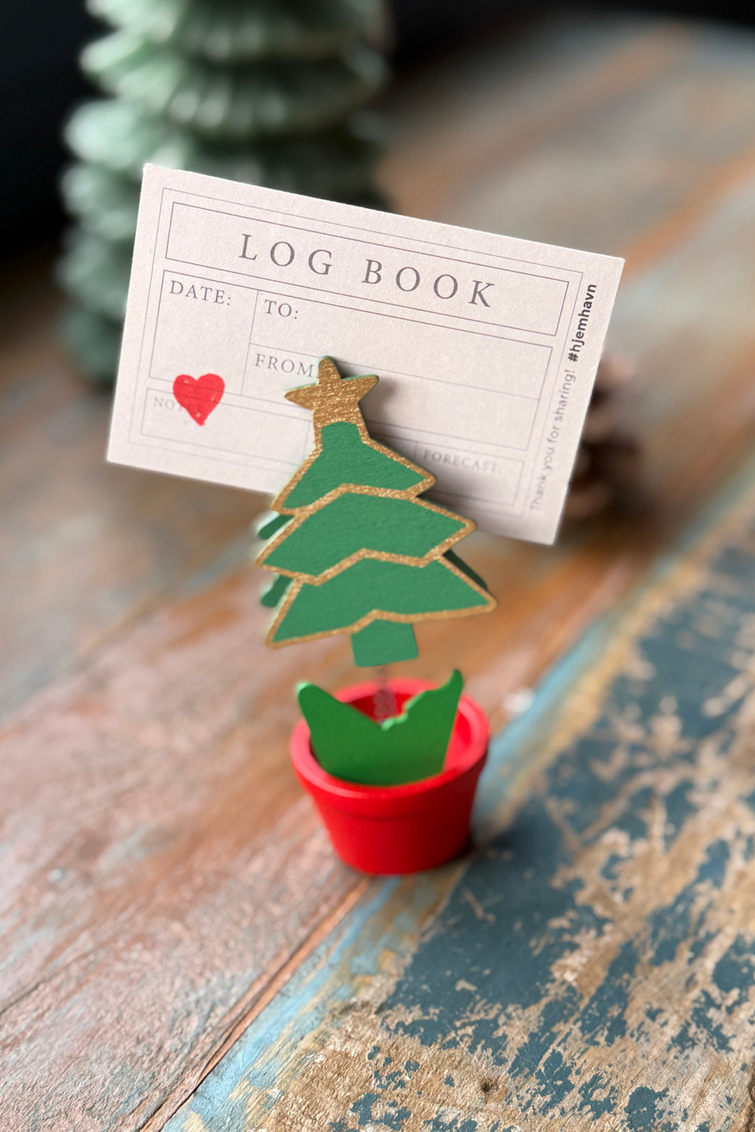 Memo holder "Christmas tree"