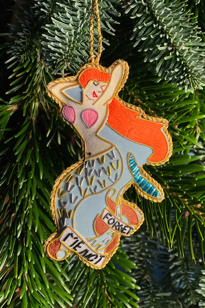 Christmas Hanging - Mermaid "Forget Me Not"