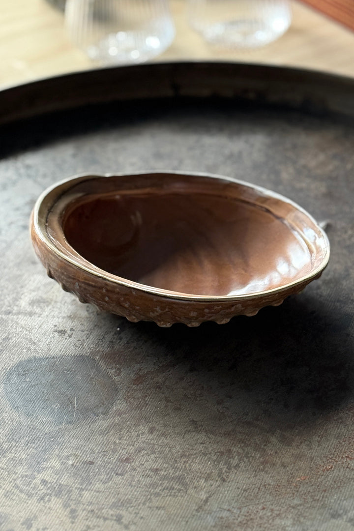 Keramik Tallerken/Skål "Muslingeskal"