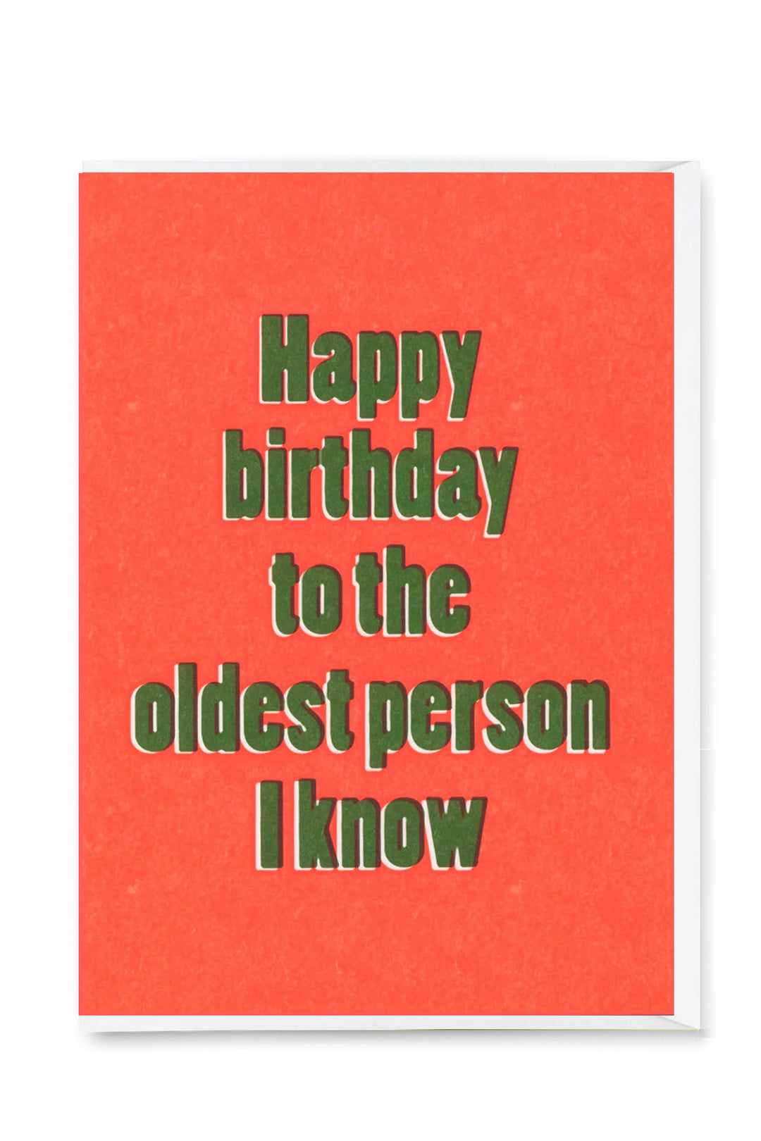 Greeting Card "Oldest Person"