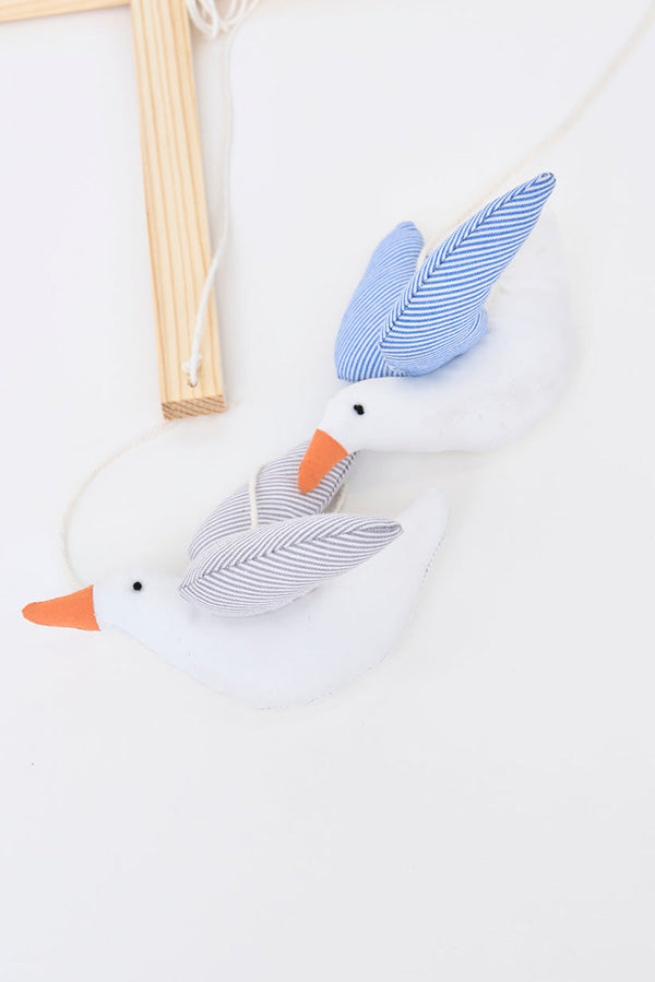 Möwe aus Baumwolle