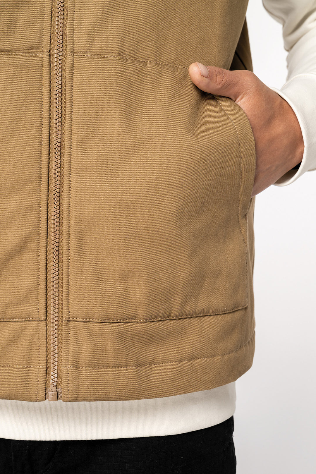 Padded Twill Vest - Unisex