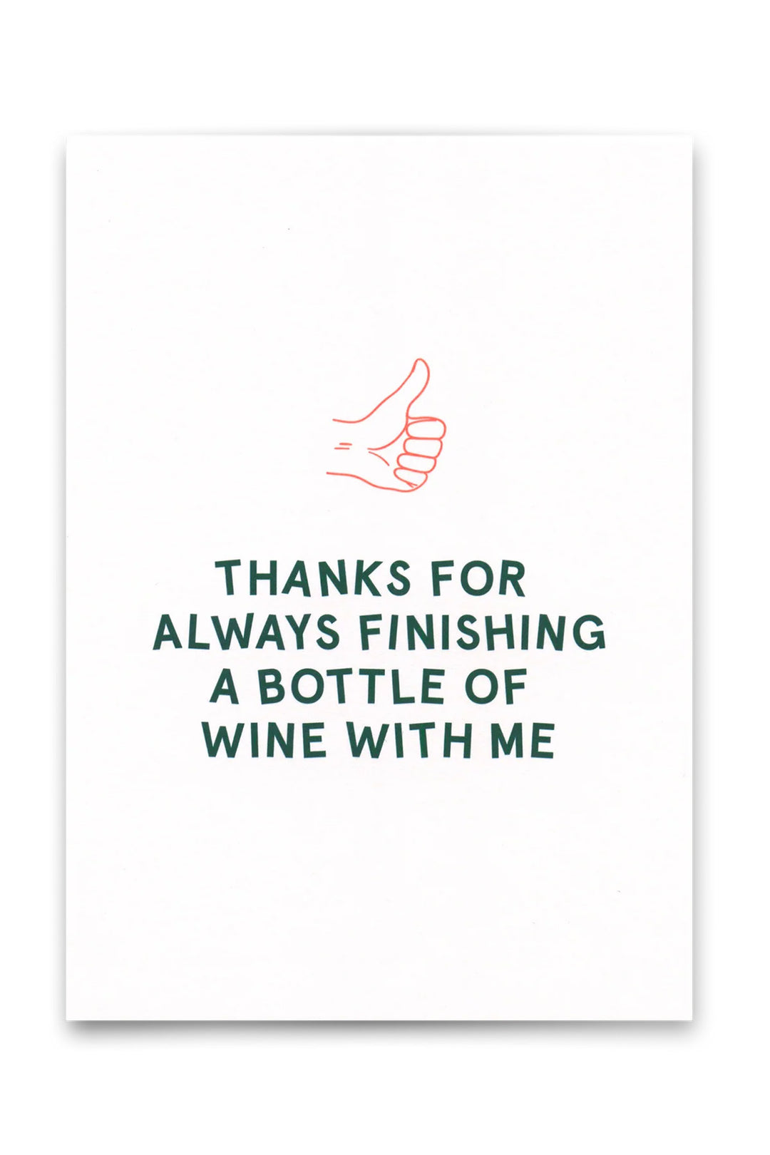Postkort "Bottle of Wine"
