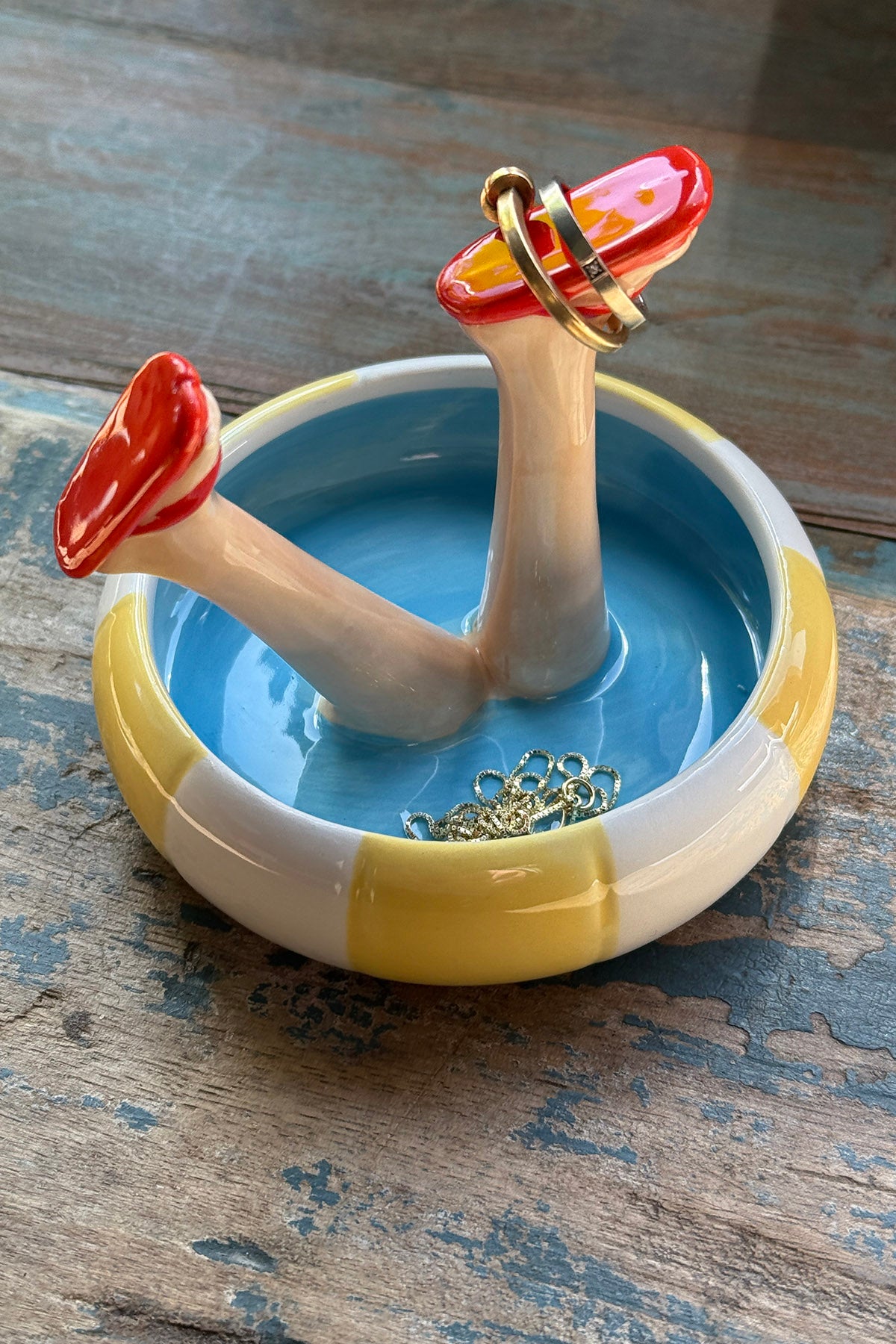 Ring holder "Happy Legs"