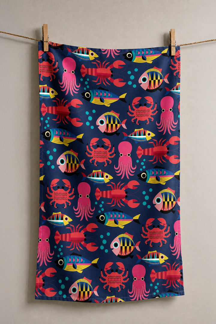 Geschirrtuch "Sealife - Blue"