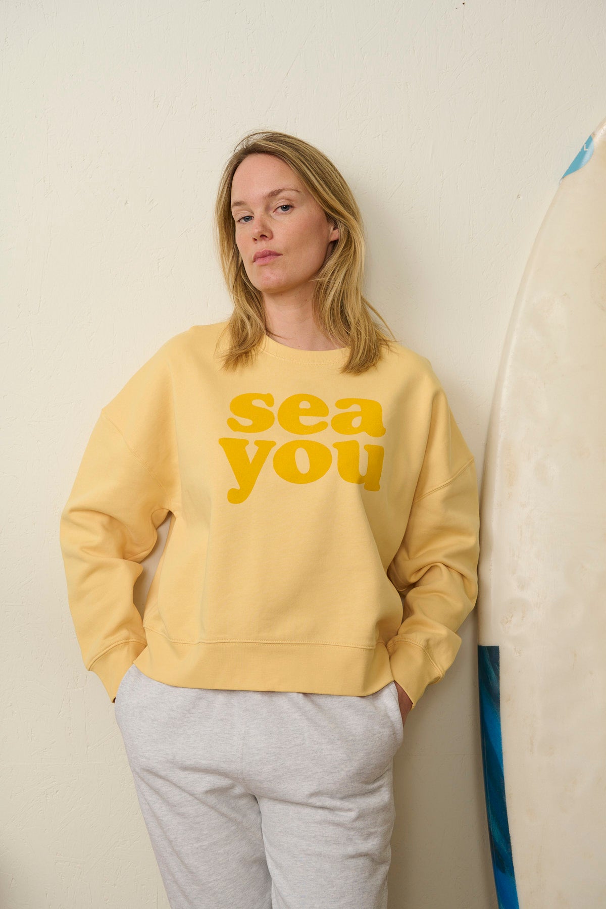 Sweat "Sea You" - Yellow