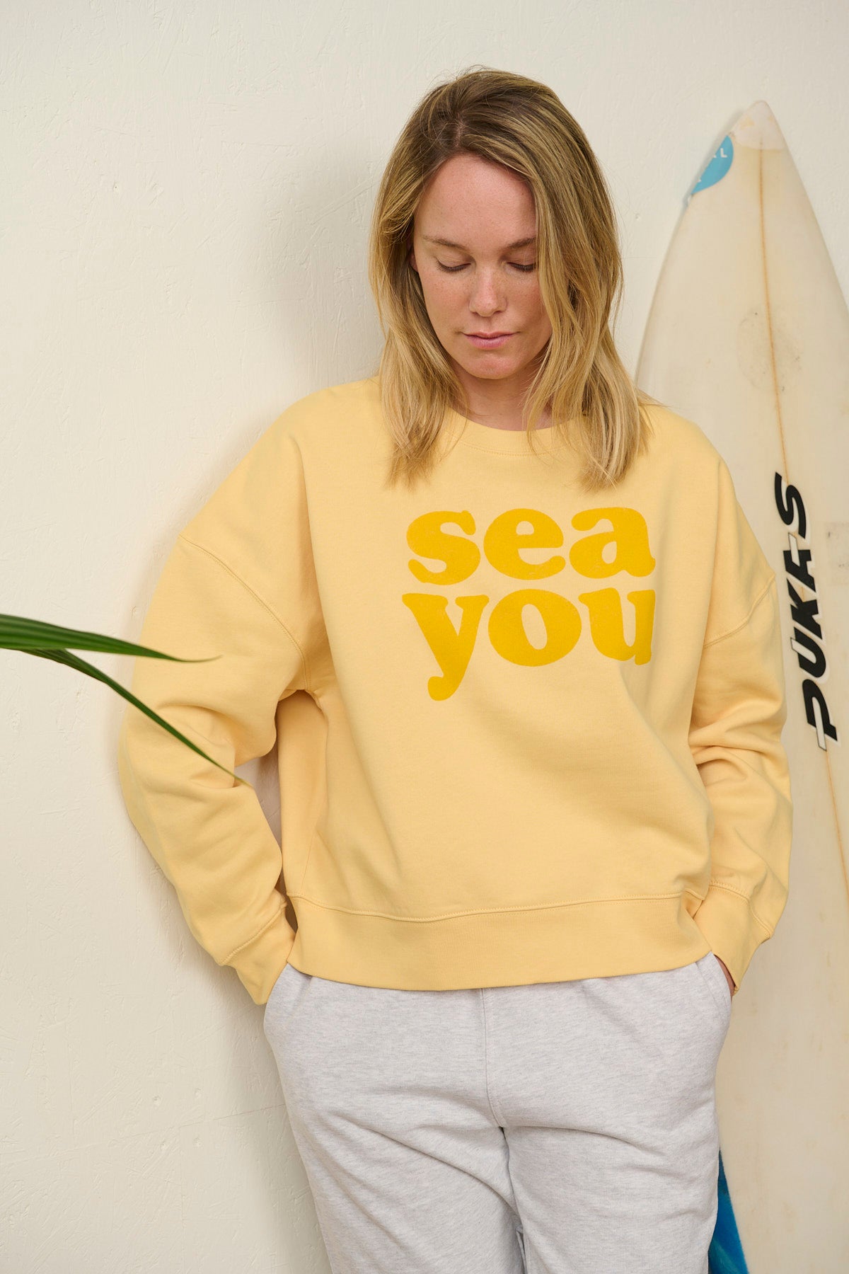Sweat "Sea You" - Yellow