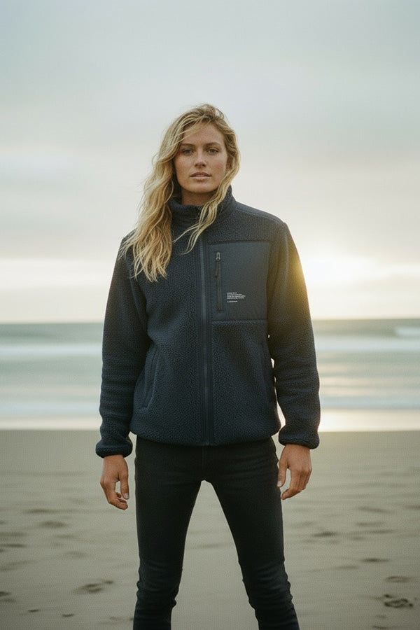 Sherpa Jacket - Navy