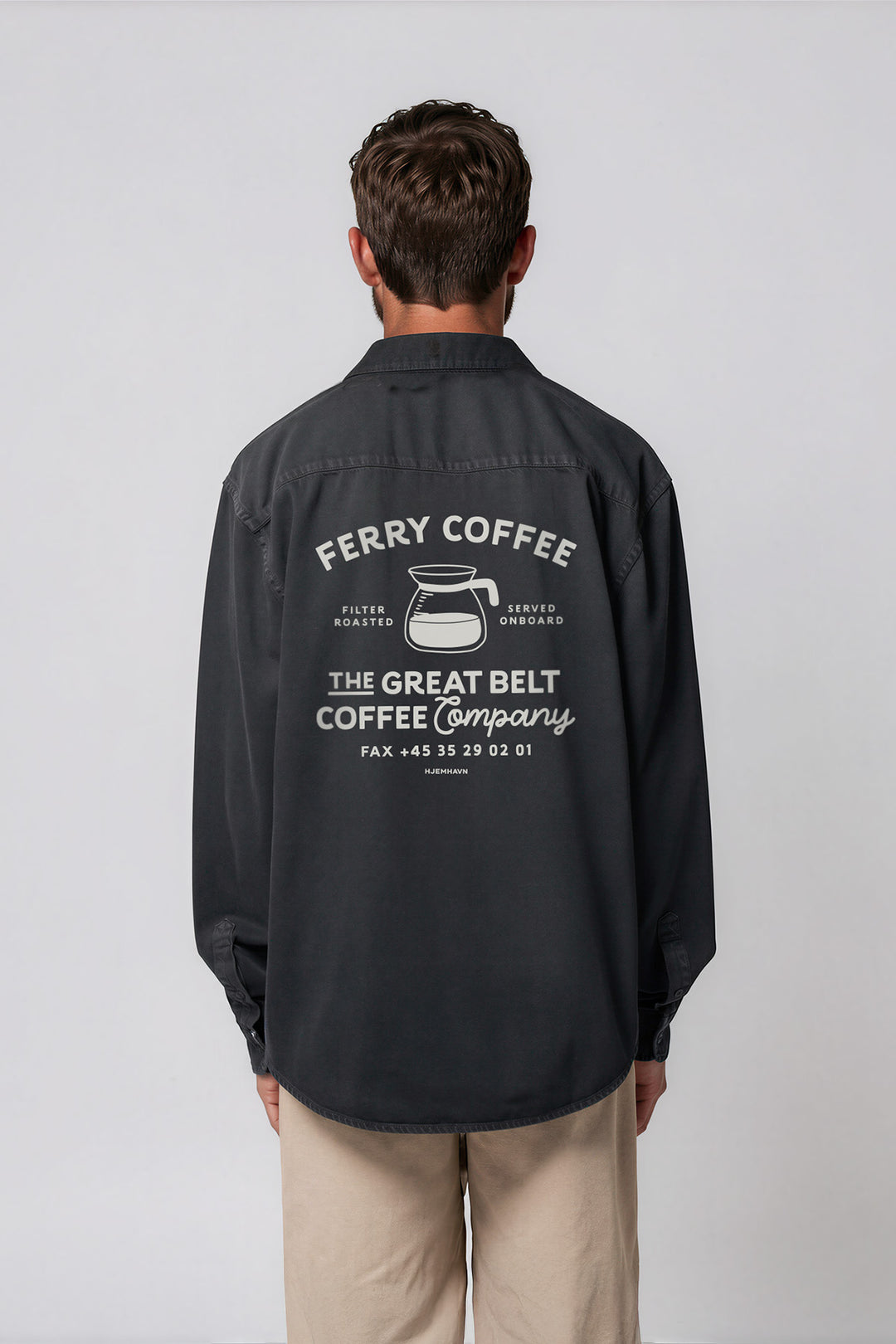 Cotton Twill Shirt "Ferry Coffee"