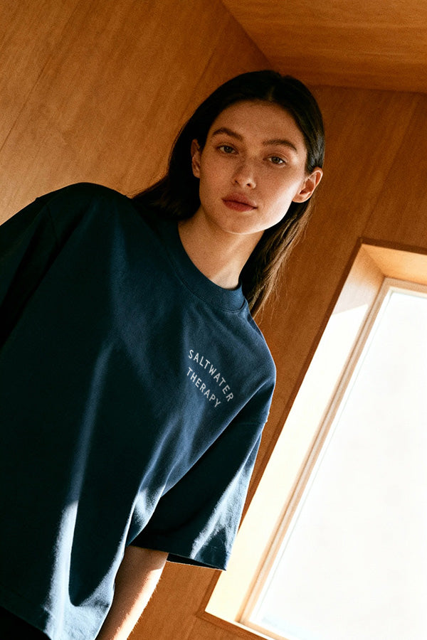 Boxy Tee "Saltwater Therapy"