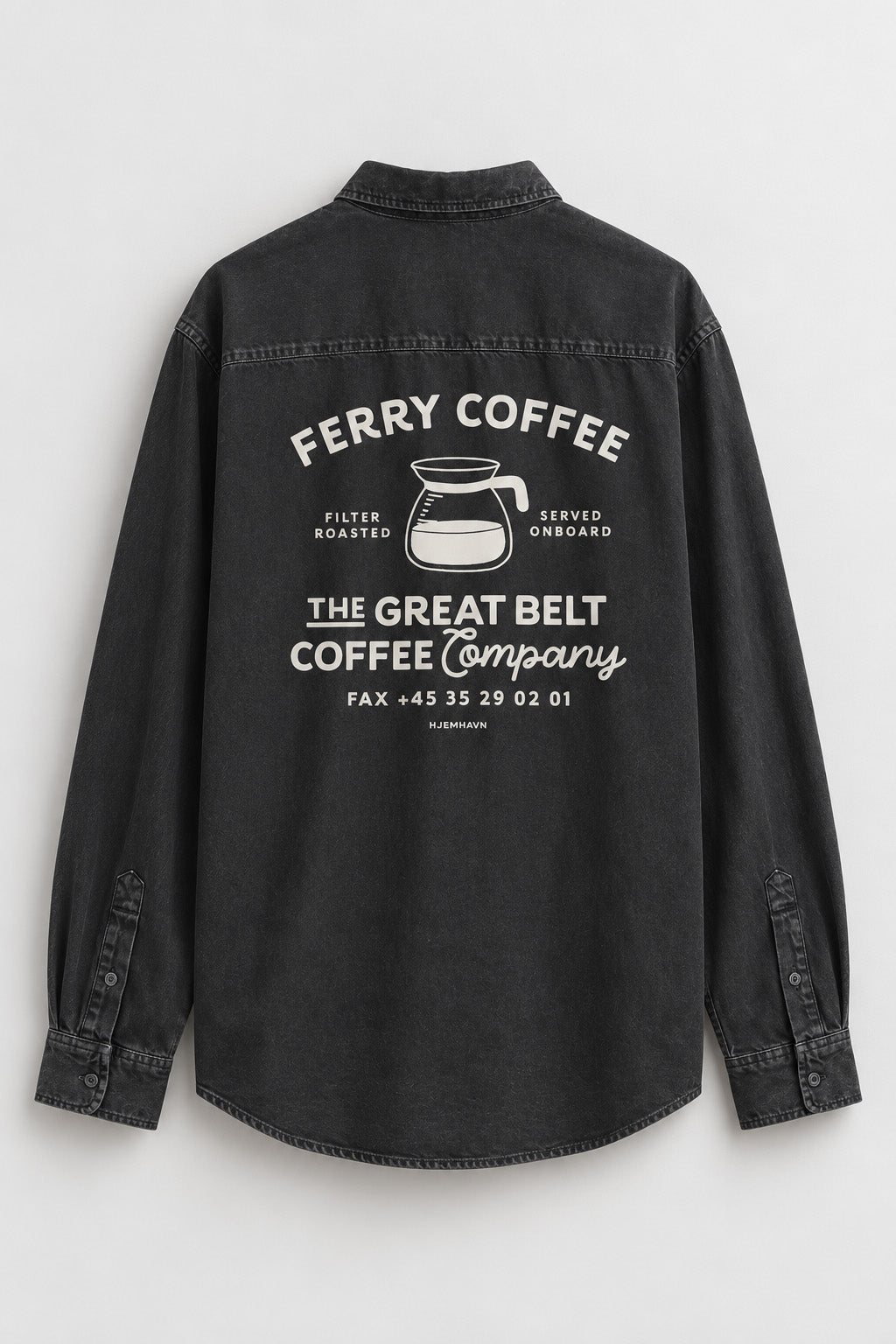 Cotton Twill Shirt "Ferry Coffee"