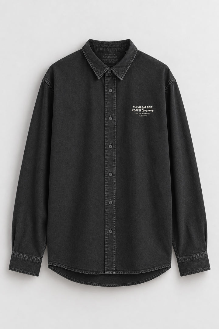 Cotton Twill Shirt "Ferry Coffee"