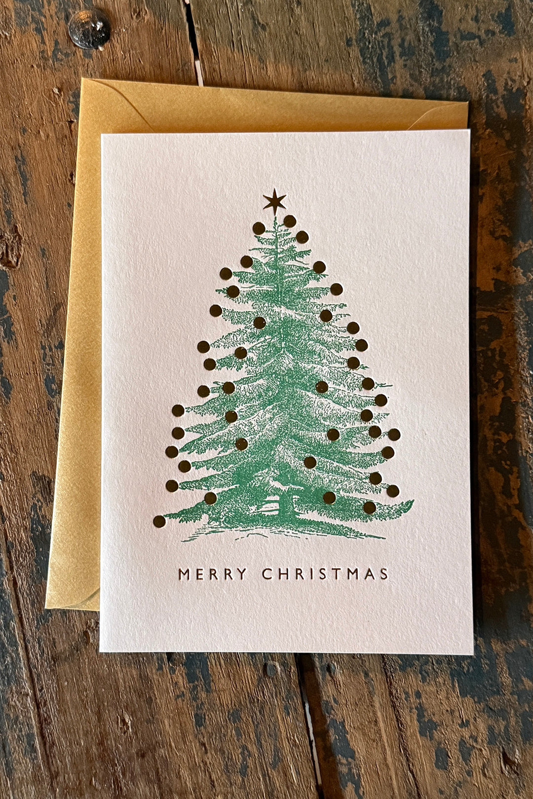 Letterpress Card "Christmas Tree" 