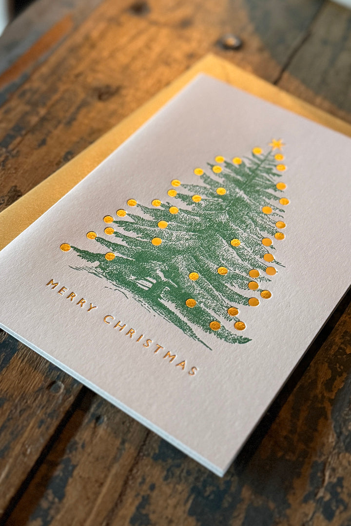 Letterpress Card "Christmas Tree" 