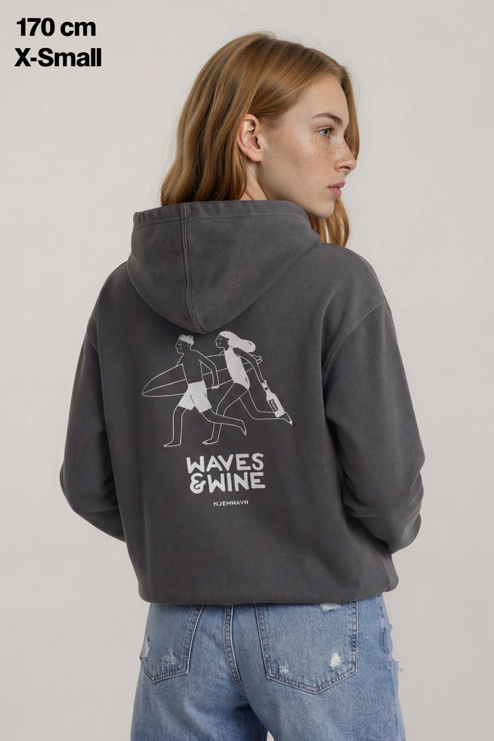 Hoodie "Waves & Wine"