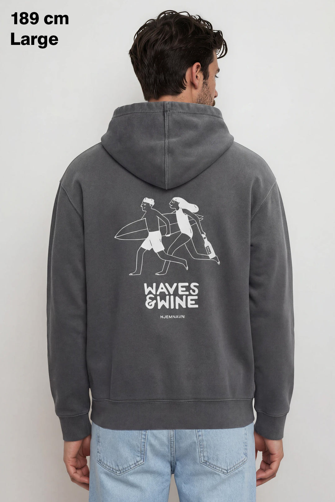 Hoodie "Waves & Wine"