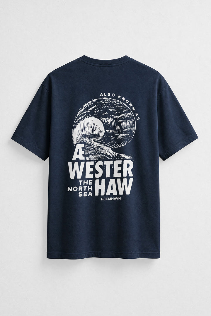 Tee "A.k.a Æ Westerhaw" - Navy