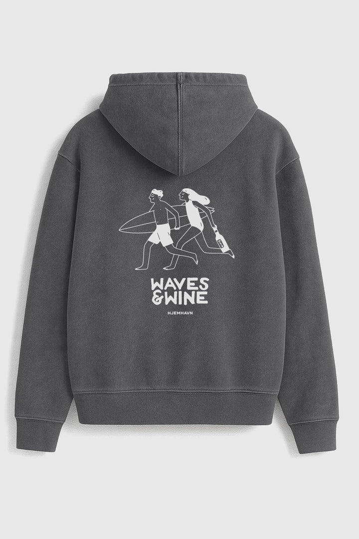 Hoodie "Waves & Wine"
