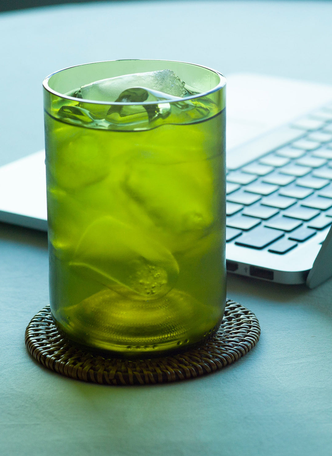 Drinking glasses from wine bottles - Tall